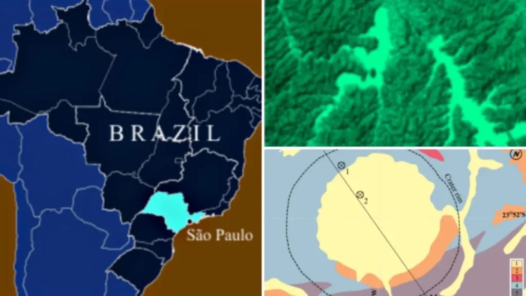 Cratera misteriosa na cidade de São Paulo surgiu após impacto de asteroide